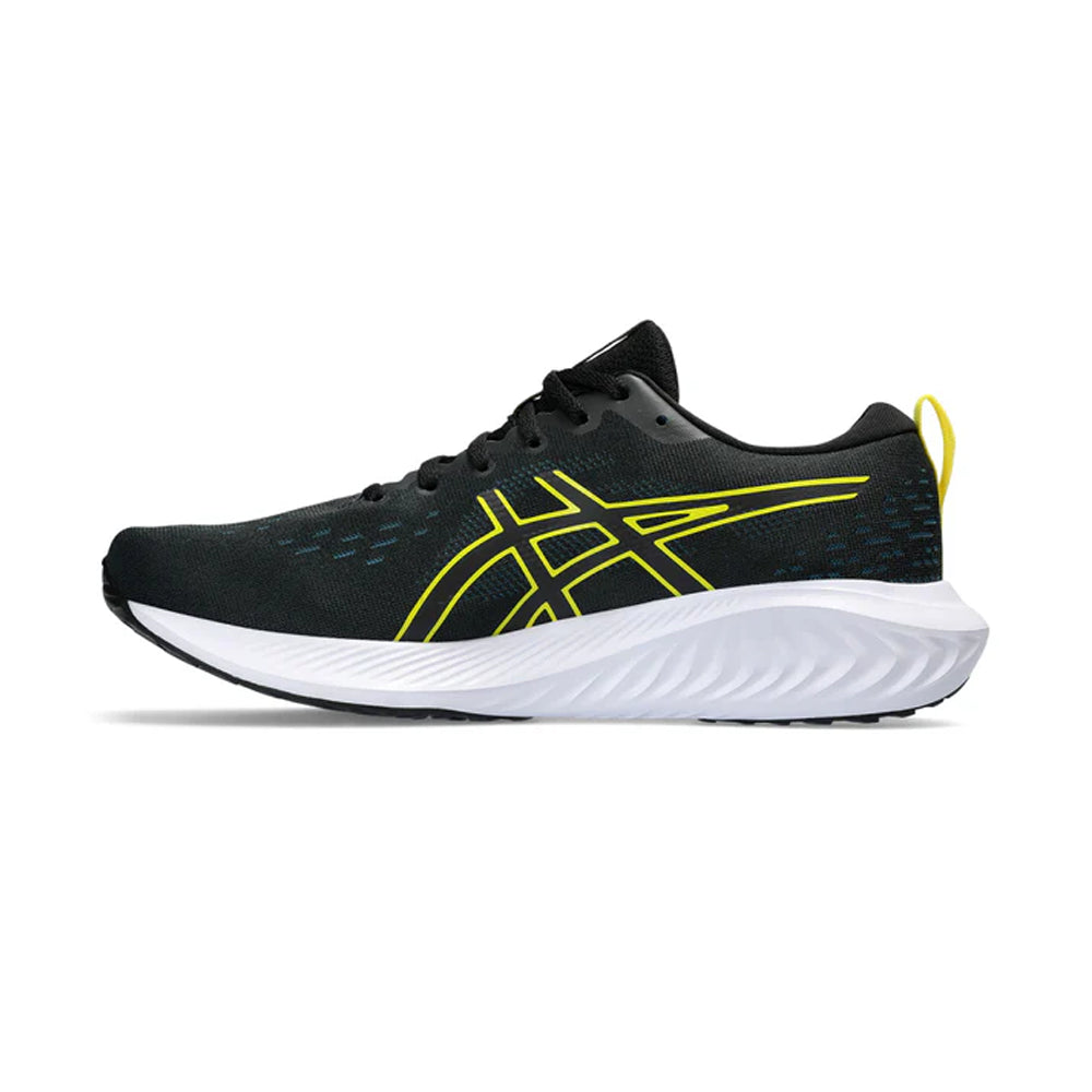 ASICS GEL-EXCITE 10 (M) - (BLACK/BRIGHT YELLOW) RUNNING SHOES - InstaSport