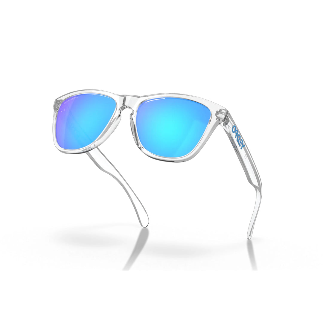 Oakley Frogskins Crystal Clear Prizm Sapphire Sunglass