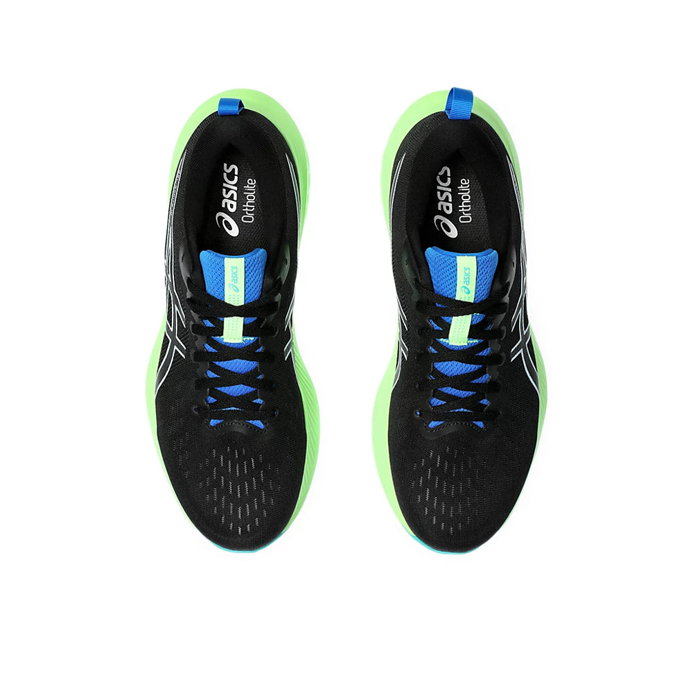 ASICS GEL-EXCITE 10 (M) - (BLACK/LIGHT BLUE) RUNNING SHOES - InstaSport