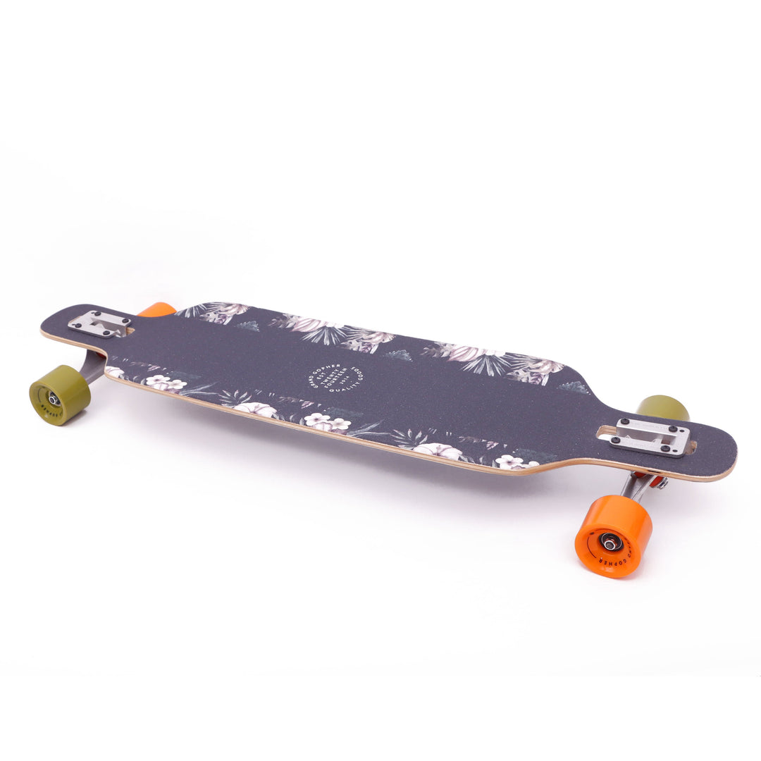 Grand Gopher Cruiser Floral Paradise Longboard 38"- Drop Through