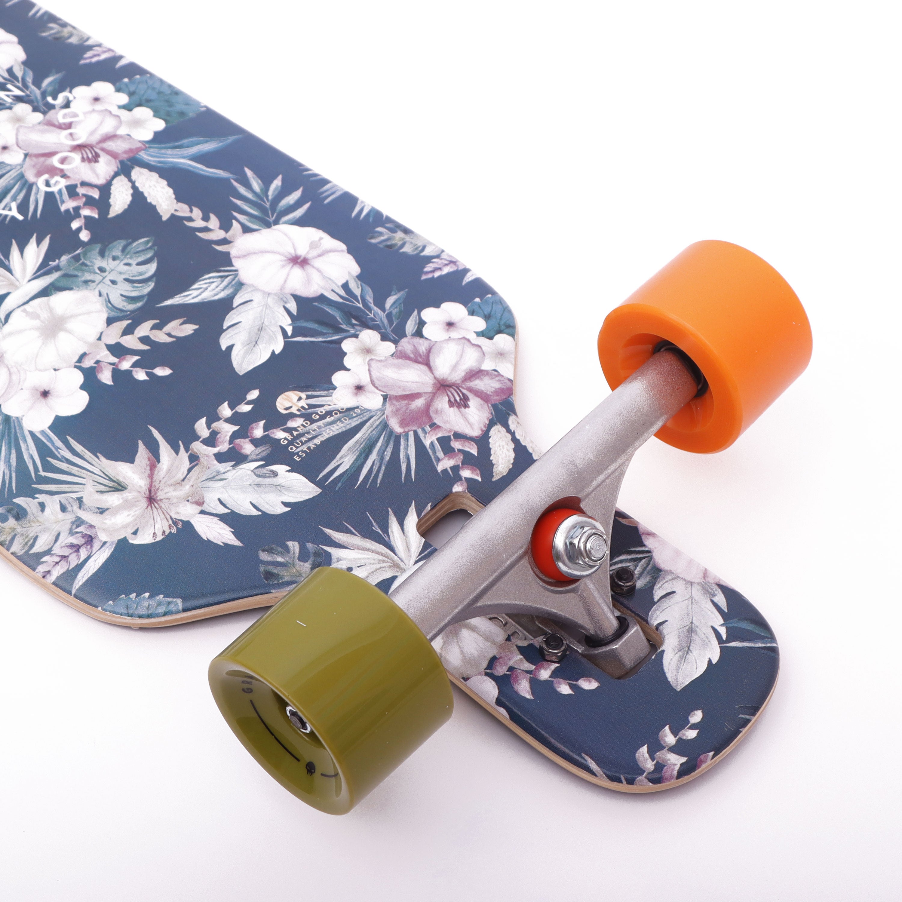 Grand Gopher Cruiser Floral Paradise Longboard 38"- Drop Through - InstaSport