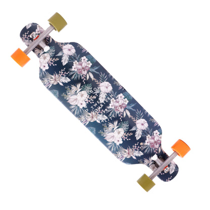 Grand Gopher Cruiser Floral Paradise Longboard 38"- Drop Through - InstaSport