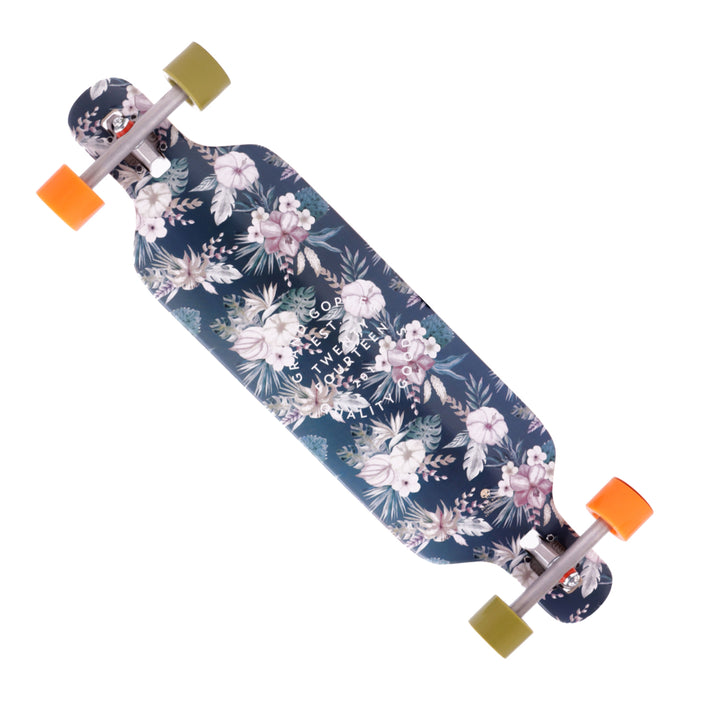 Grand Gopher Cruiser Floral Paradise Longboard 38"- Drop Through