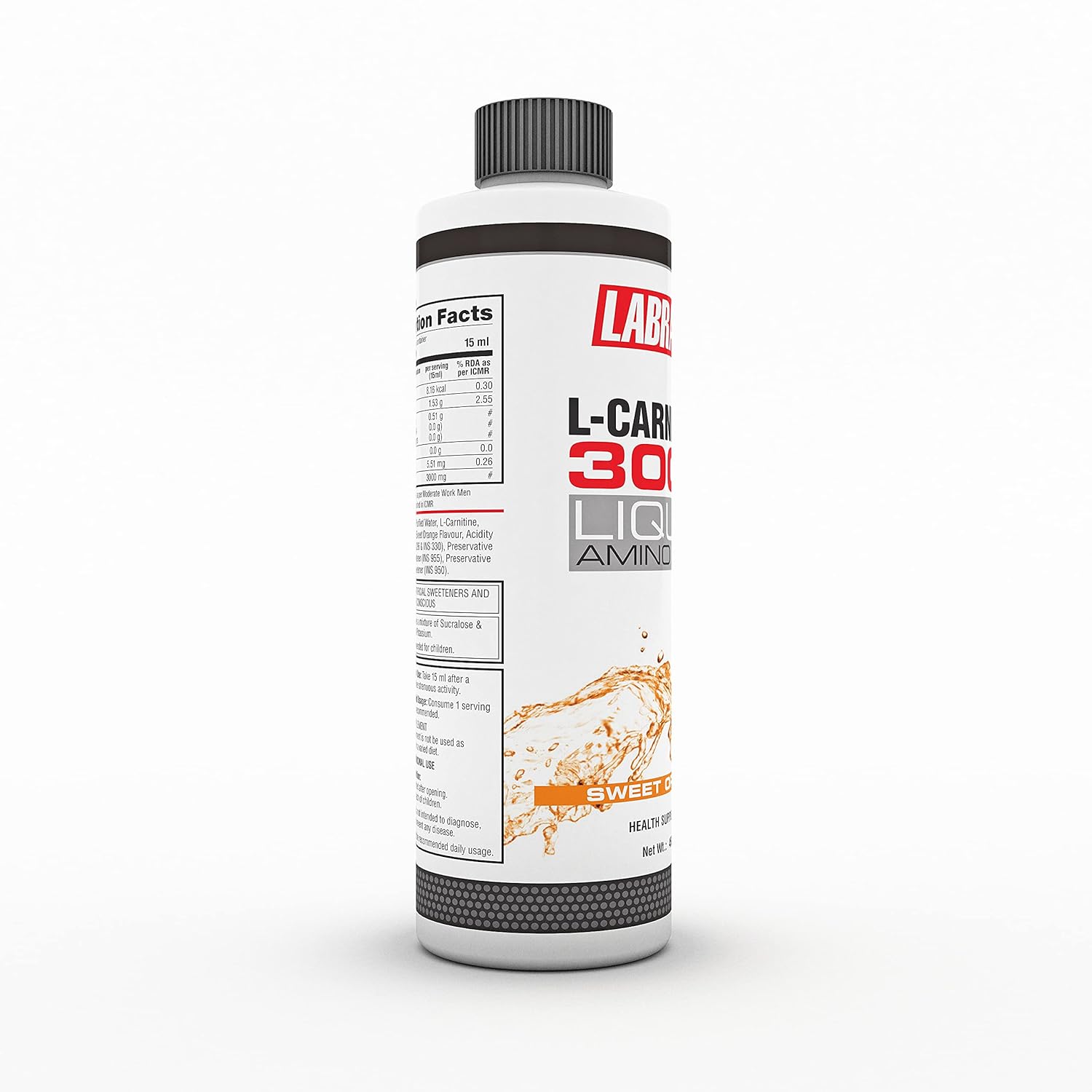 Labrada L-Carnitine 3000mg Liquid - (Orange) - InstaSport