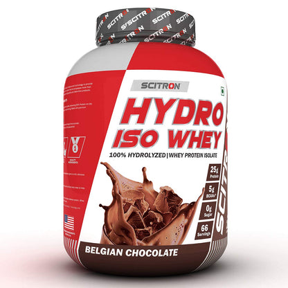 Scitron 100% Hydrolyzed Whey Protein Isolate - (Belgian Chocolate) - InstaSport