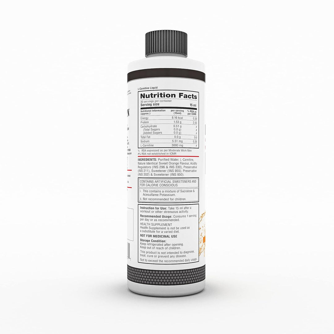 Labrada L-Carnitine 3000mg Liquid - (Orange) - InstaSport