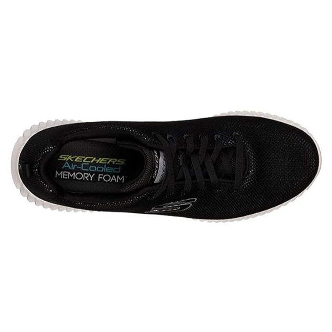 Skechers Men's Elite Flex Black White Training Shoes (52647-BKW)