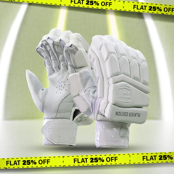 SS Ton Player Edition Cricket Batting Gloves - DOD