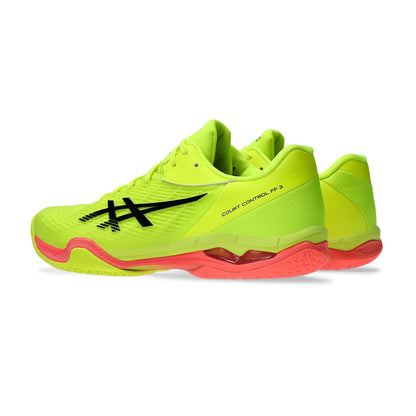 Asics Court Control FF3 Paris (Safety Yellow/ Black) Badminton Shoes - InstaSport