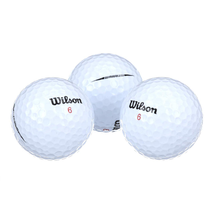 Wilson Titanium White Golf Balls