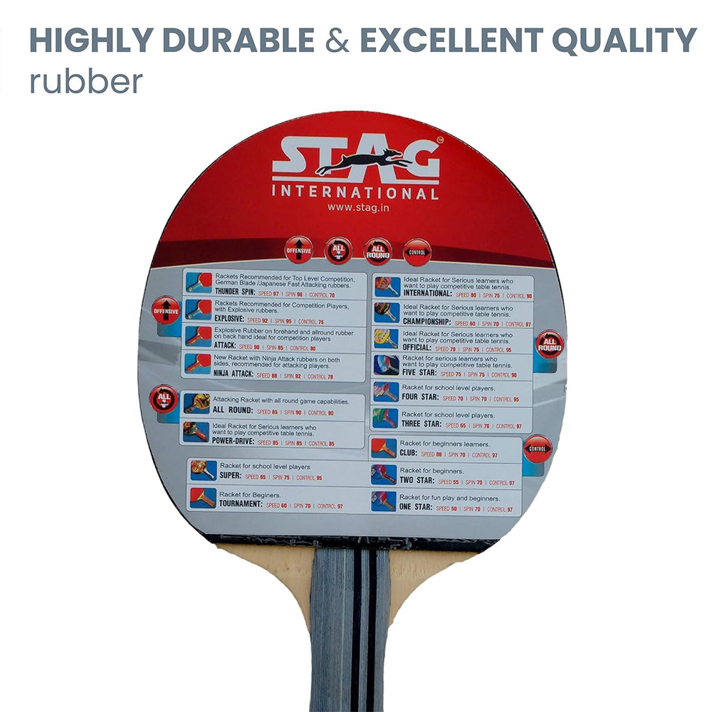 Stag International Table Tennis Racquet