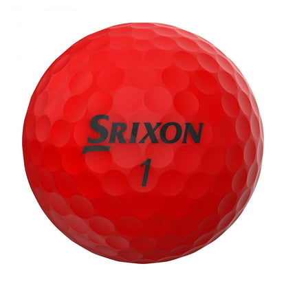 Srixon Soft Feel Brite Red Golf Ball - (12 Balls) - InstaSport