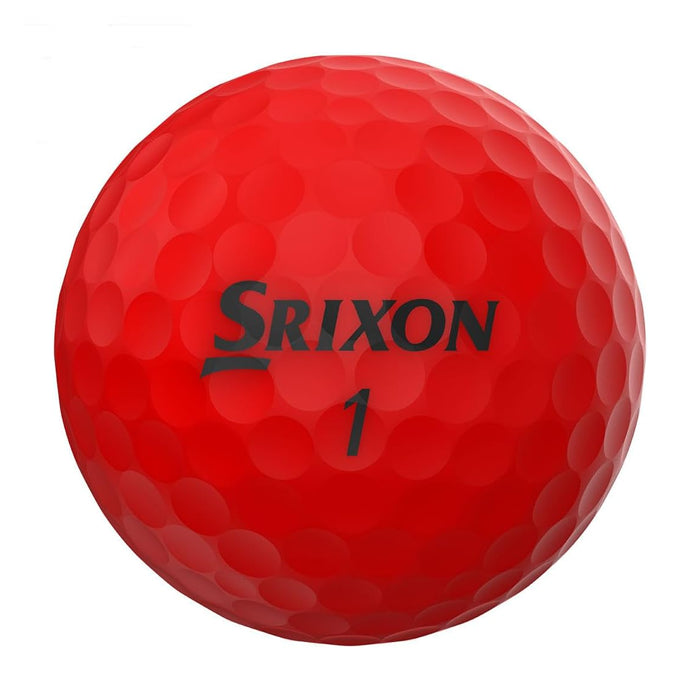 Srixon Soft Feel Brite Red Golf Ball - (12 Balls) - InstaSport