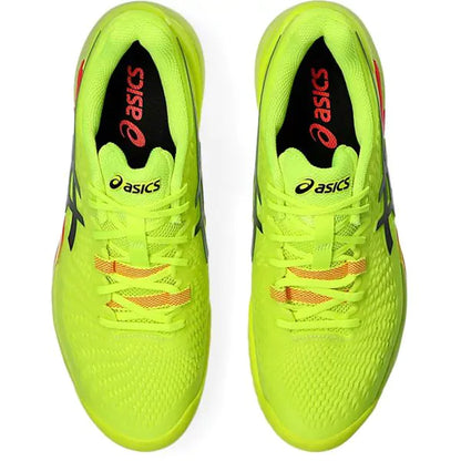 Asics Gel Resolution 9 Paris Tennis Shoes (Safety Yellow/ Black) - InstaSport