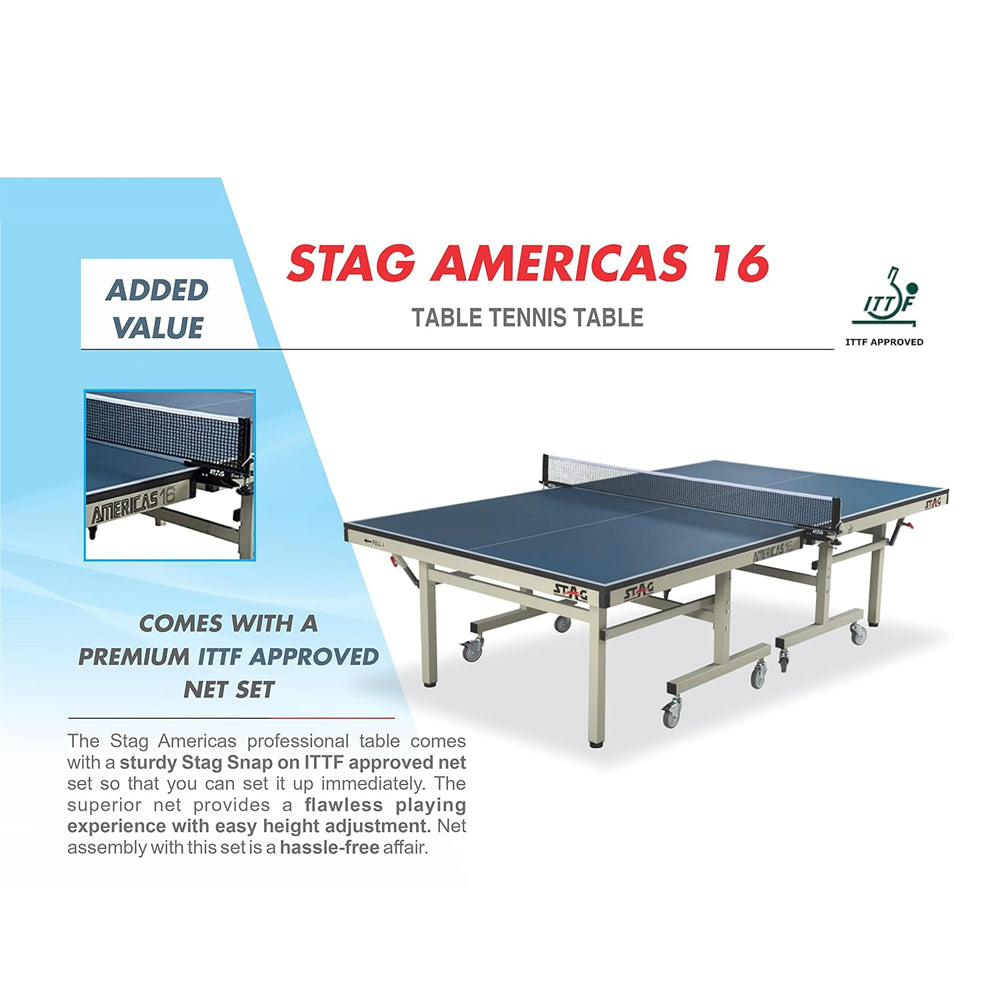 STAG Americas Strong and Sturdy Table Tennis Table - InstaSport