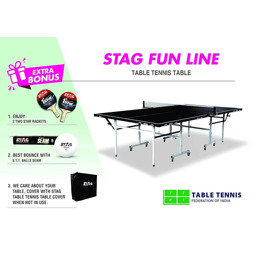 Stag Fun Line Table Tennis Table - InstaSport