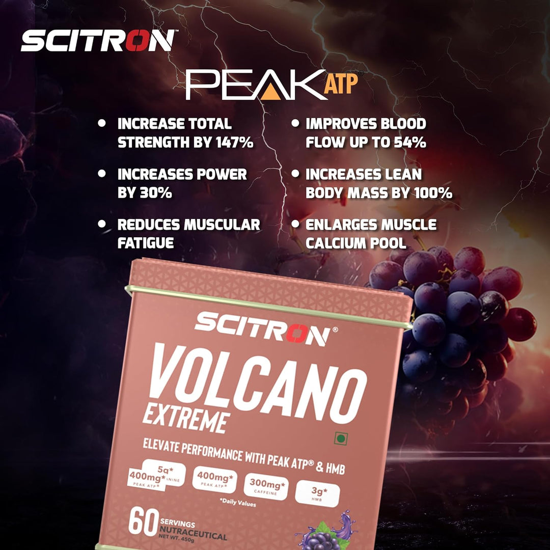 Scitron Volcano Extreme Pre-Workout - (Grape) - InstaSport