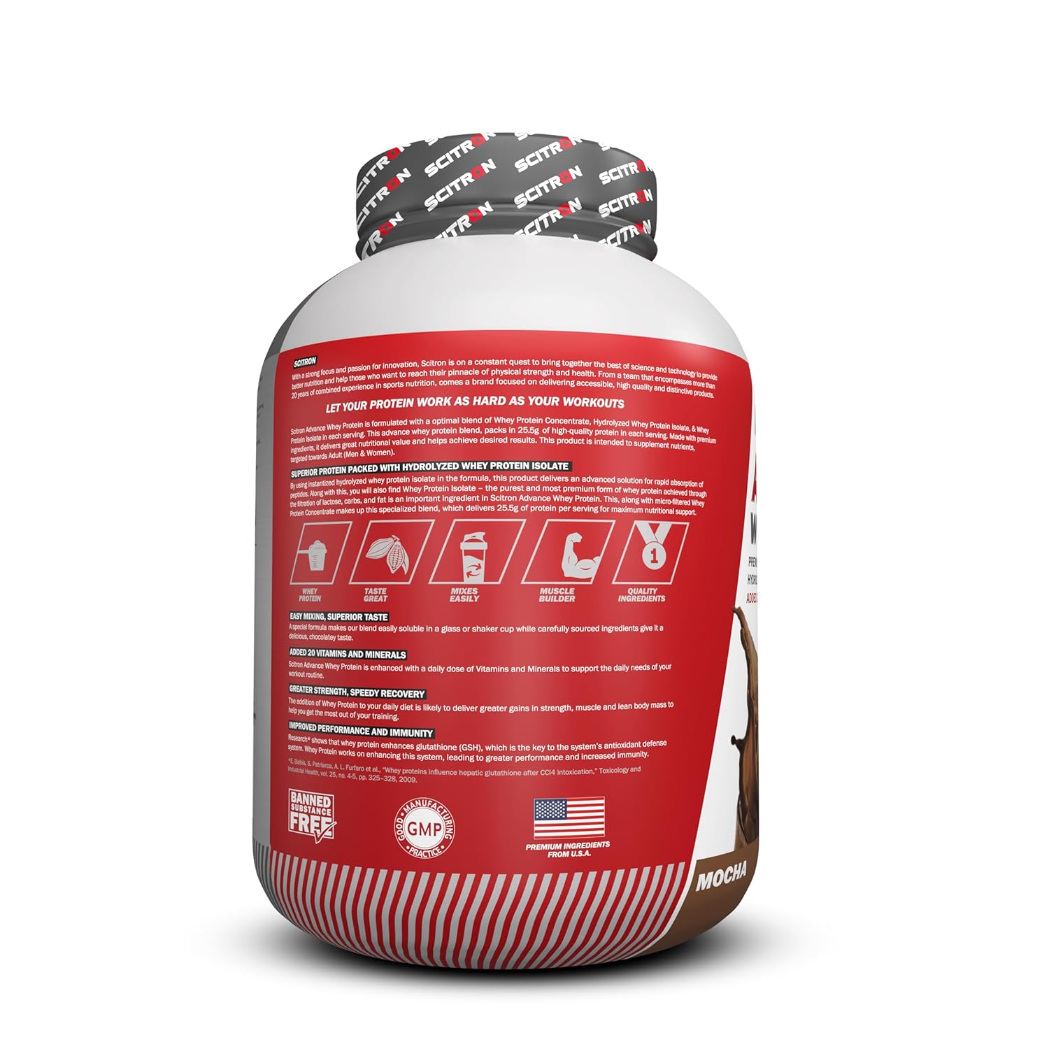 Scitron Advance Whey Protein - (Mocha) - InstaSport