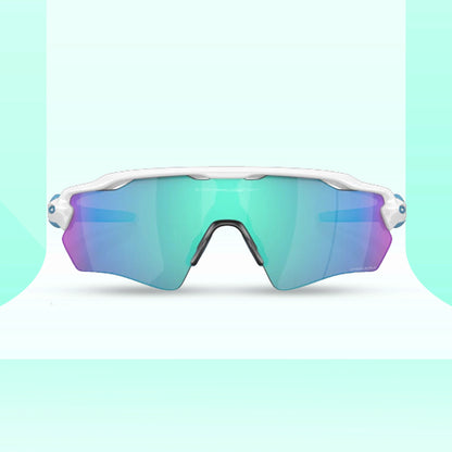 Oakley Radar EV Xs Path Polished White Prizm sapphire Sunglass