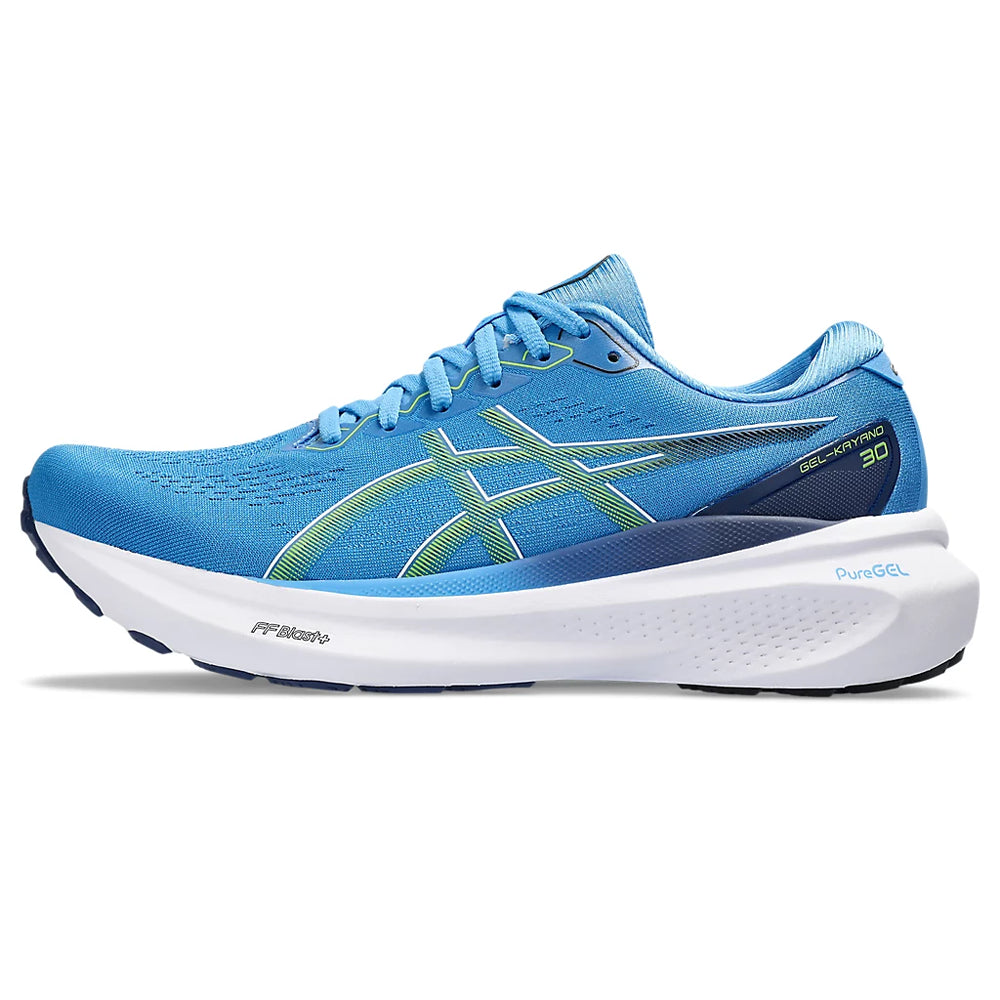 ASICS GEL-KAYANO 30 (M) - (WATERSCAPE/ELECTRIC LIME) RUNNING SHOES - InstaSport