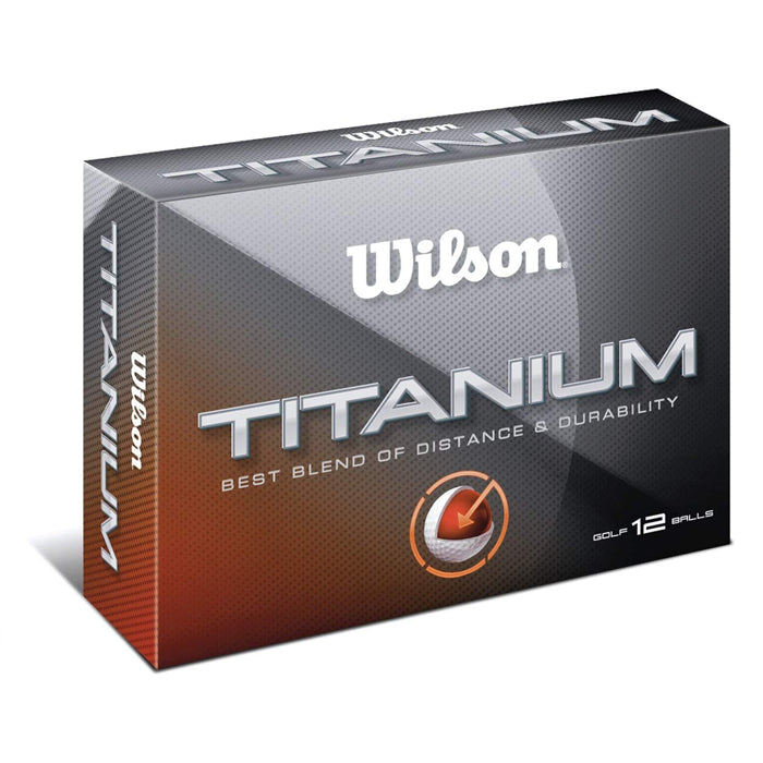 Wilson Titanium White Golf Balls