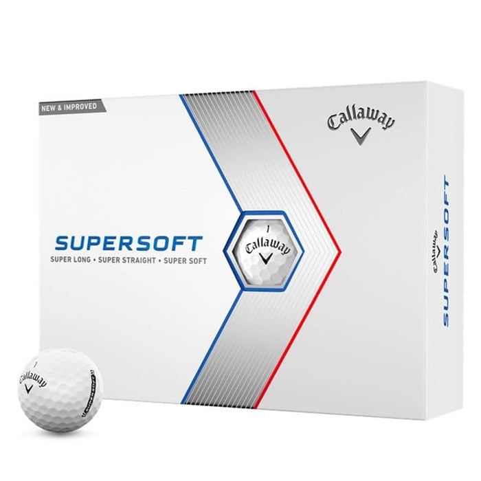 Callaway Super Soft White Golf Ball - (12 Balls)