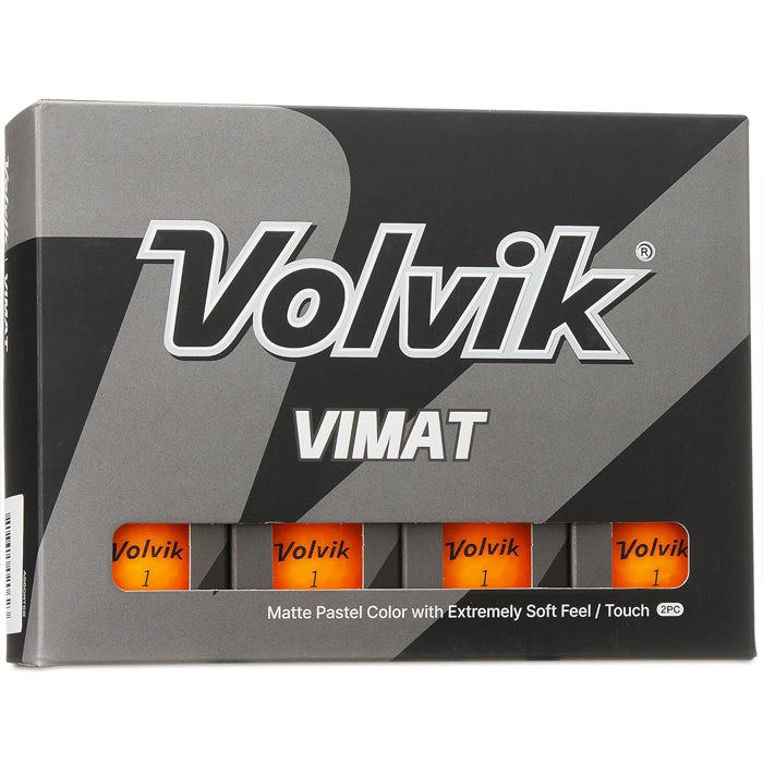 Volvik Vimat Soft Orange Golf Balls - InstaSport