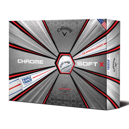 Callaway Chrome Soft Tripple Track Golf Balls - (12 Balls) - InstaSport