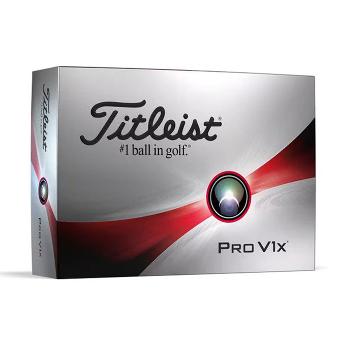 Titleist Pro V1X White Golf Balls - (12 Balls) - InstaSport