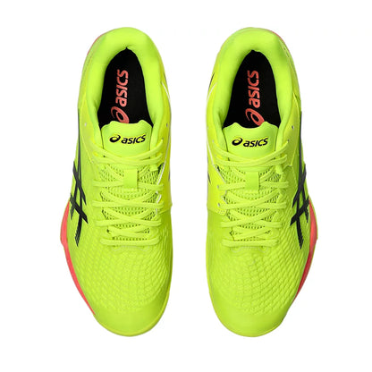 Asics Court Control FF3 Paris (Safety Yellow/ Black) Badminton Shoes - InstaSport