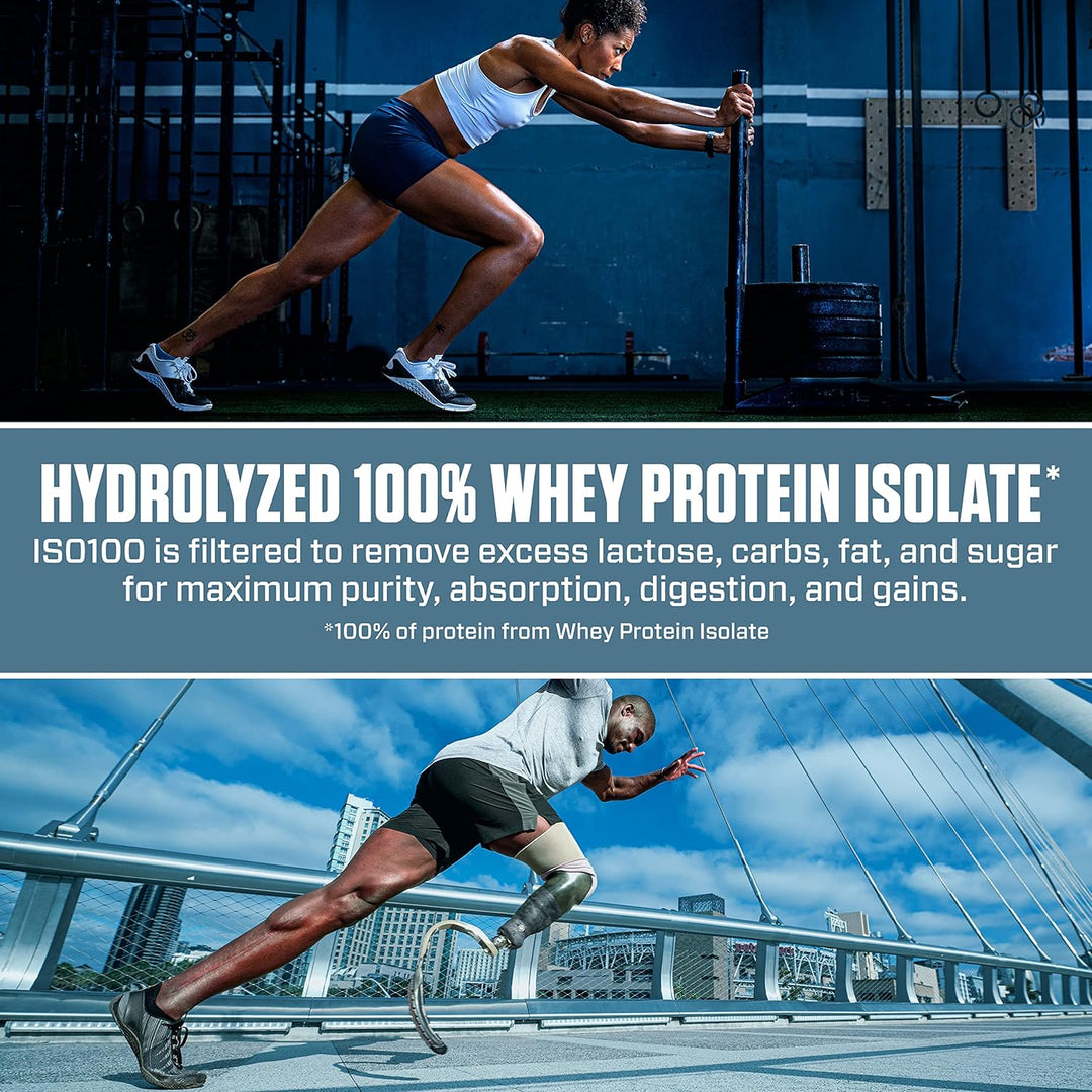 Dymatize Iso 100 Gourmet Chocolate Protein Powder - 5lbs - InstaSport