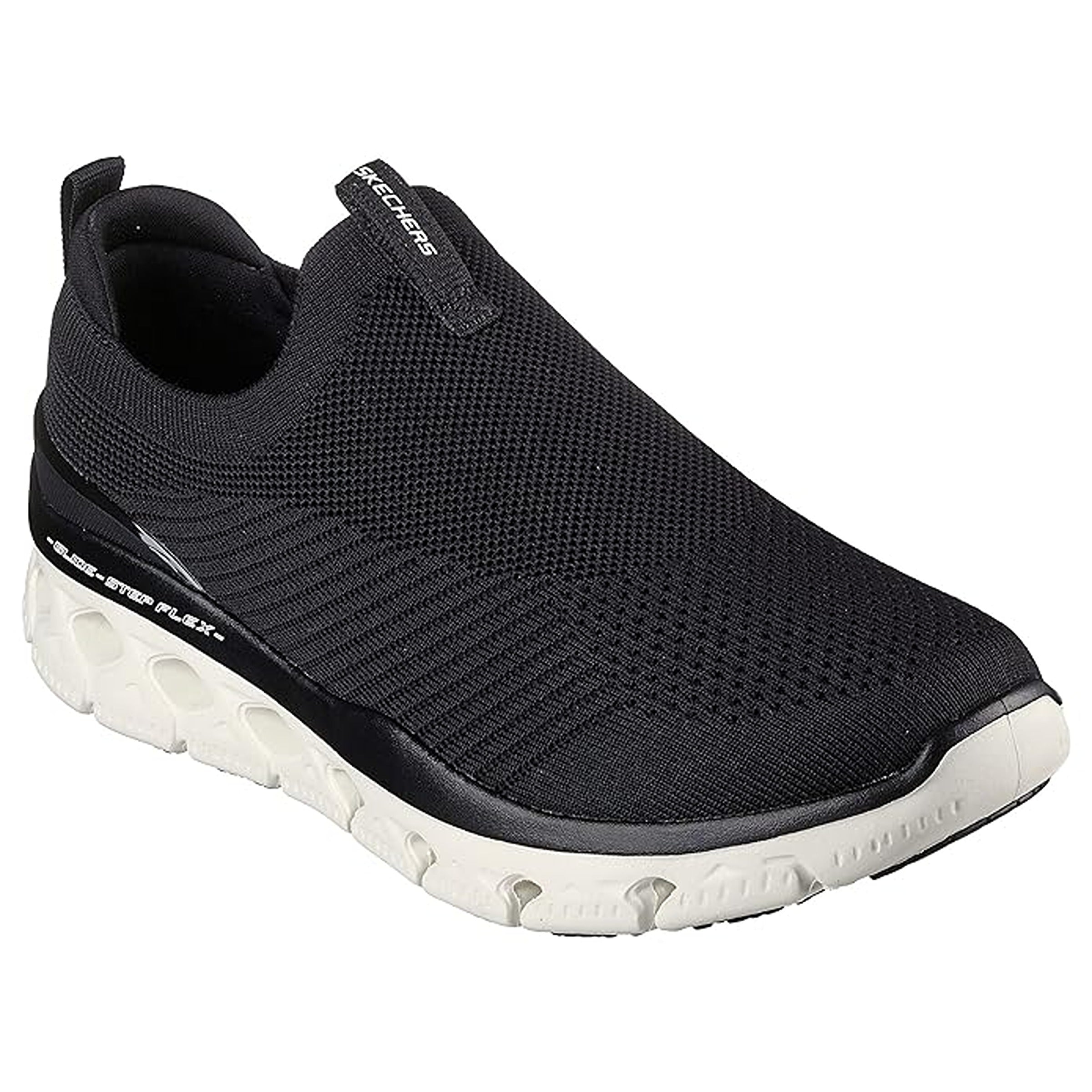 SKECHERS Glide-Step Flex - STRATON Walking Shoes (232526-BKW) - InstaSport