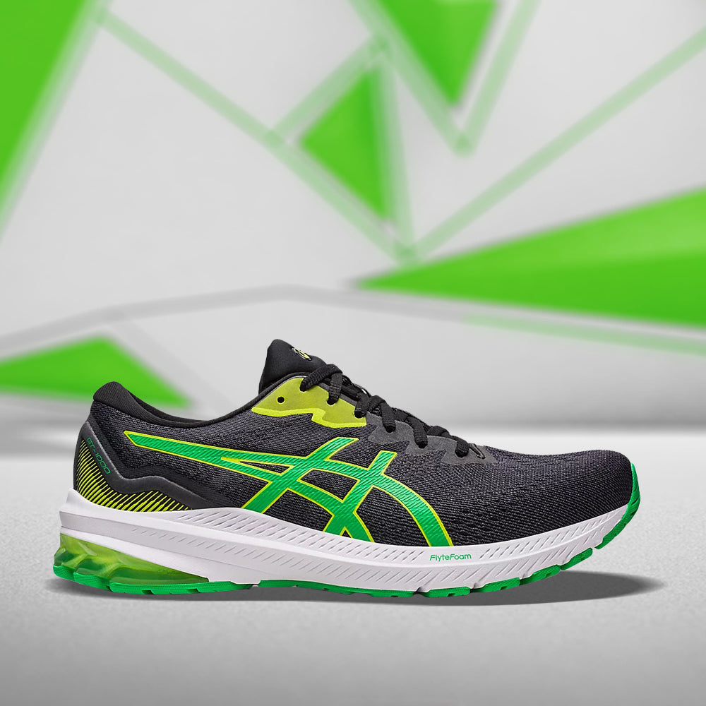 ASICS GT-1000 11 (M) - BLACK/CILANTRO RUNNING SHOES - InstaSport