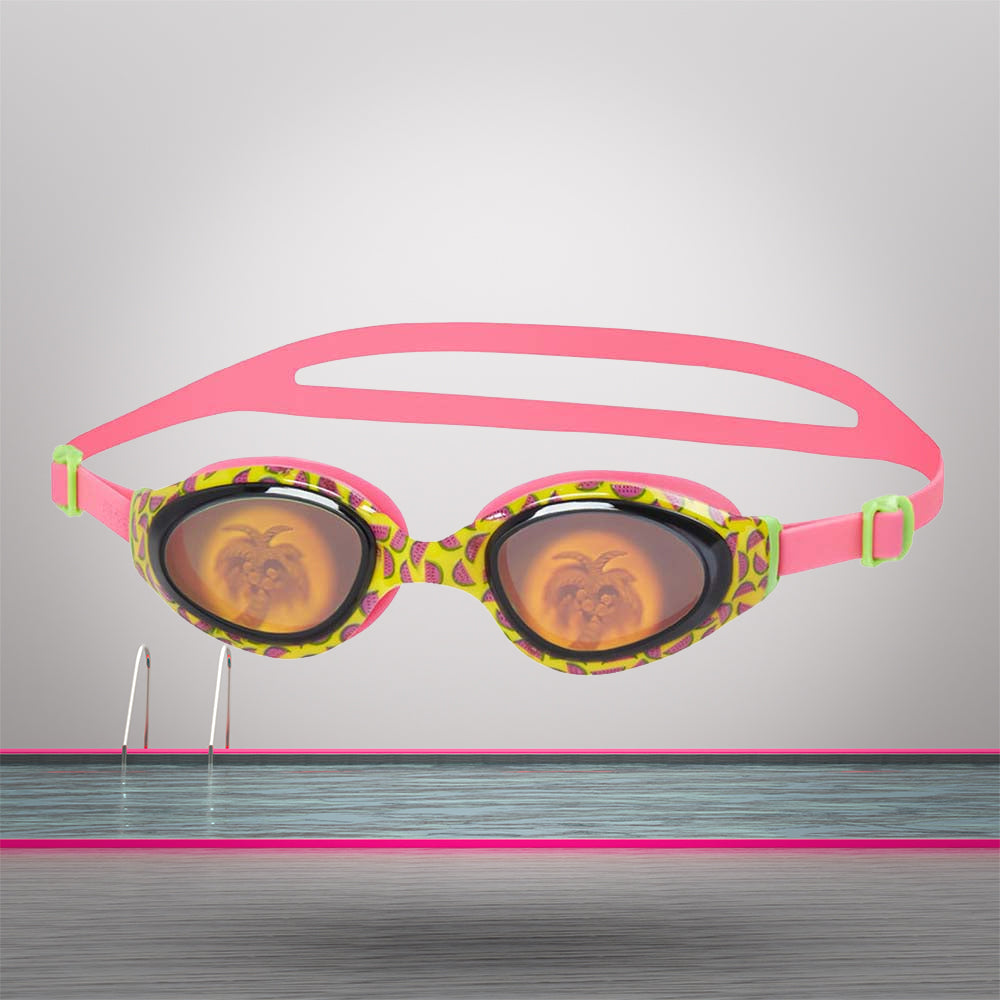 Speedo Unisex Junior Holowonder Smoke- Lens Goggles (Yellow & Smoke)