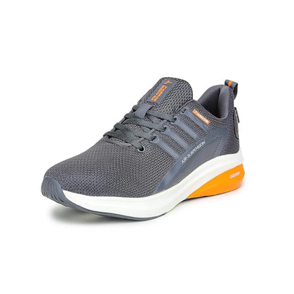 ABROS ASSG1094N Men's Running Shoes - D.Gray/Orange