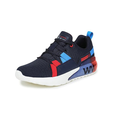 ABROS Boy's Star-N Sports Shoes Navy/Red - ASSB0121N