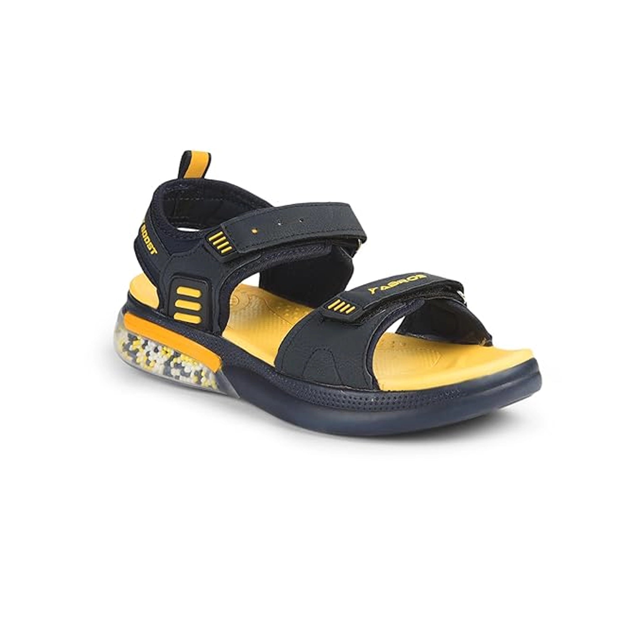 ABROS Boys ASLB0103 Sandal - Navy/Mustard