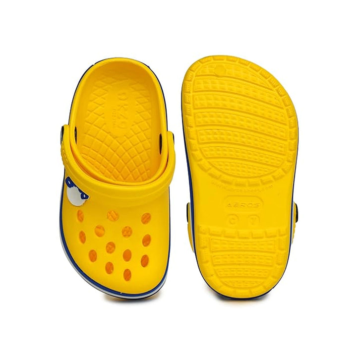 ABROS Kid's AZCK0801 Clogs - Yellow