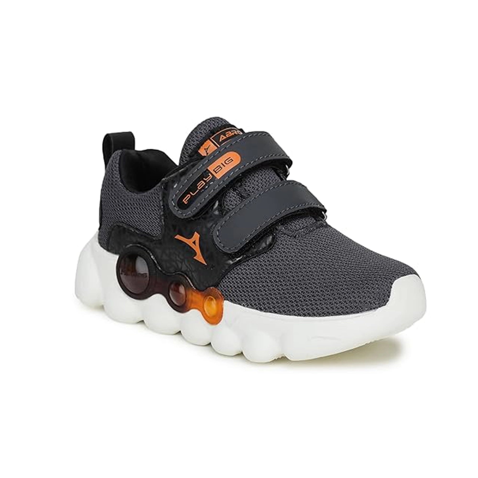 ABROS Kids Deluxe Sports Shoes Dark Gray/Orange - ASSK0122