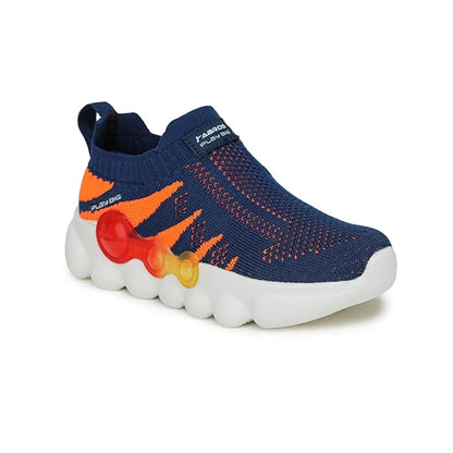 ABROS Kids Run-N Sports Shoes Teal/F.Orange - ASSK0124N