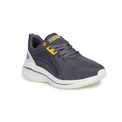 ABROS Crown-N Mesh Men's Sport Shoes Dark Gray/Mustard - ASSG0106N