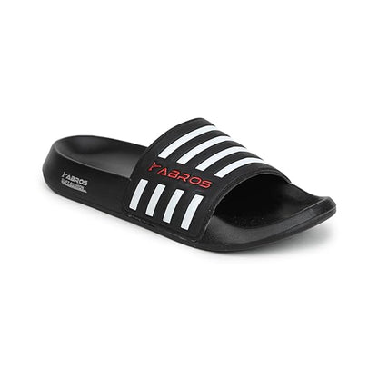 ABROS Men's AWSG7038 Wookee Slider/FlipFlop - Black/White