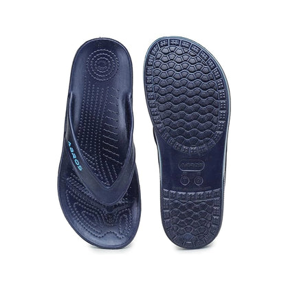 ABROS Men's AZVG0402 Slipper - Navy/Sky