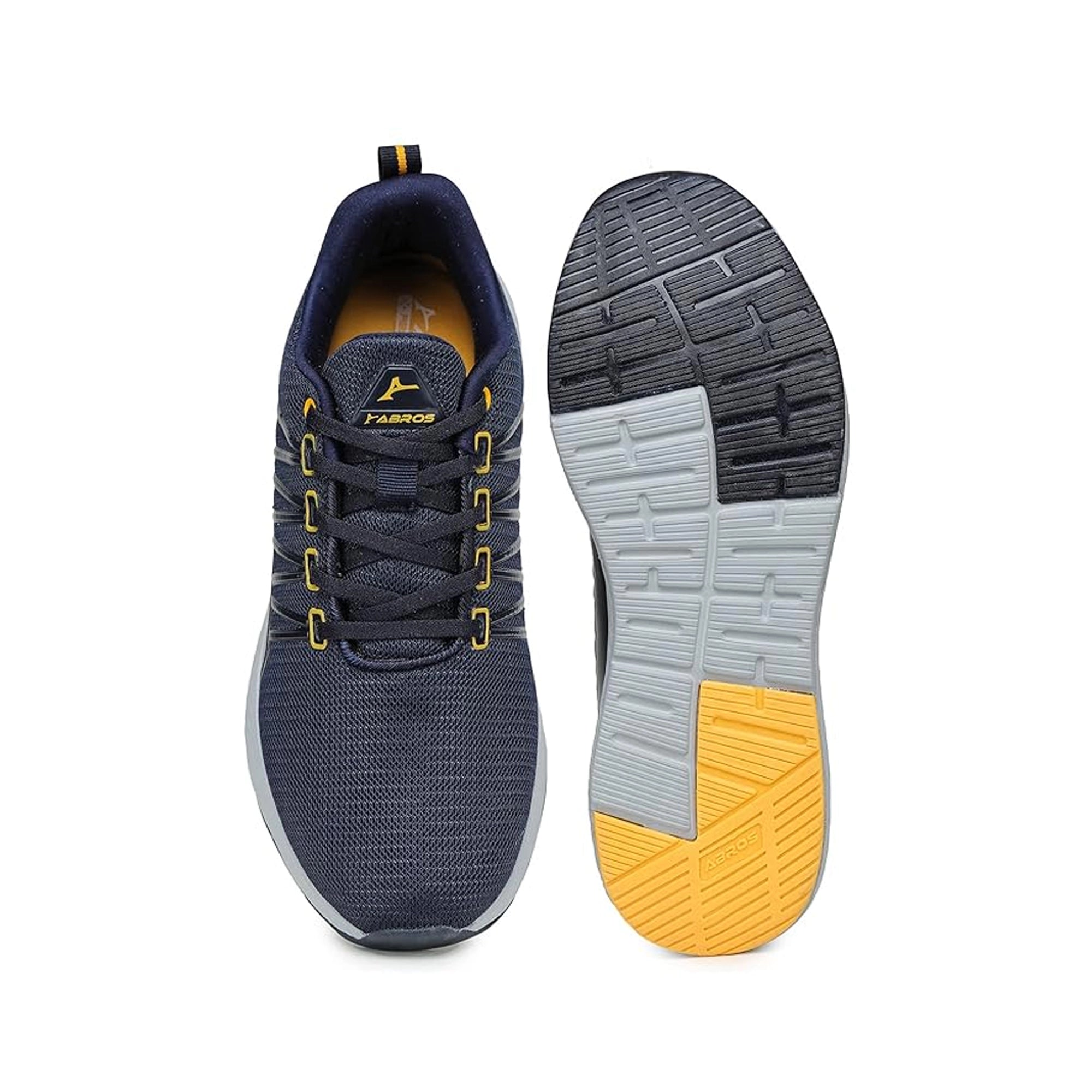 ABROS Arizona-N Men's Sports Shoes Navy/Mustard - ASSG1102N