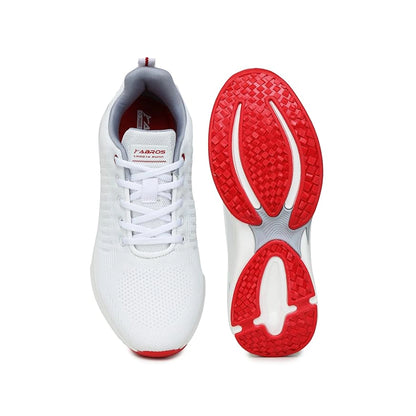 ABROS Fuel-N Men's Running Shoes White/Red - ASSG1110N