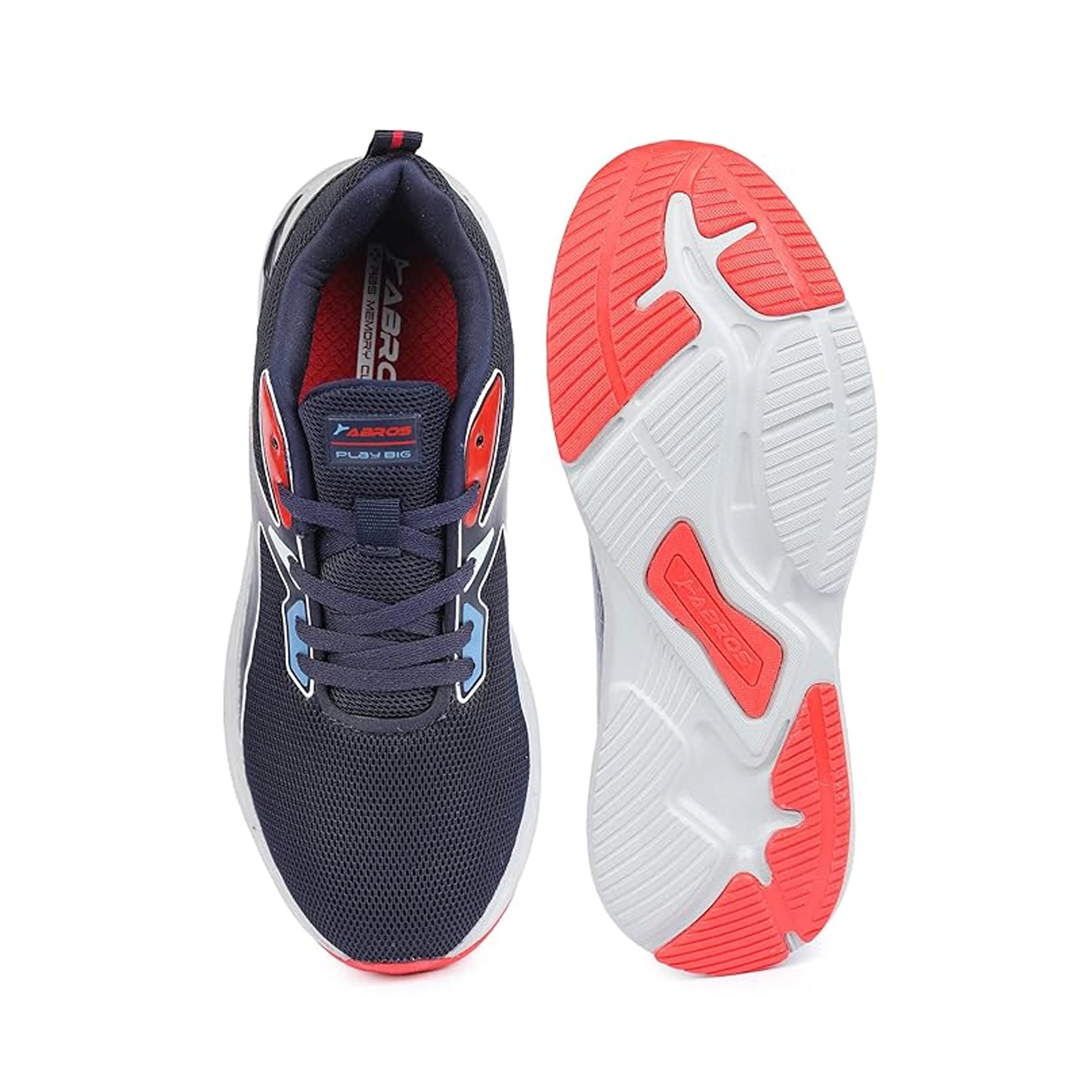 ABROS Manchester Men's Sports Shoes - Navy/Red