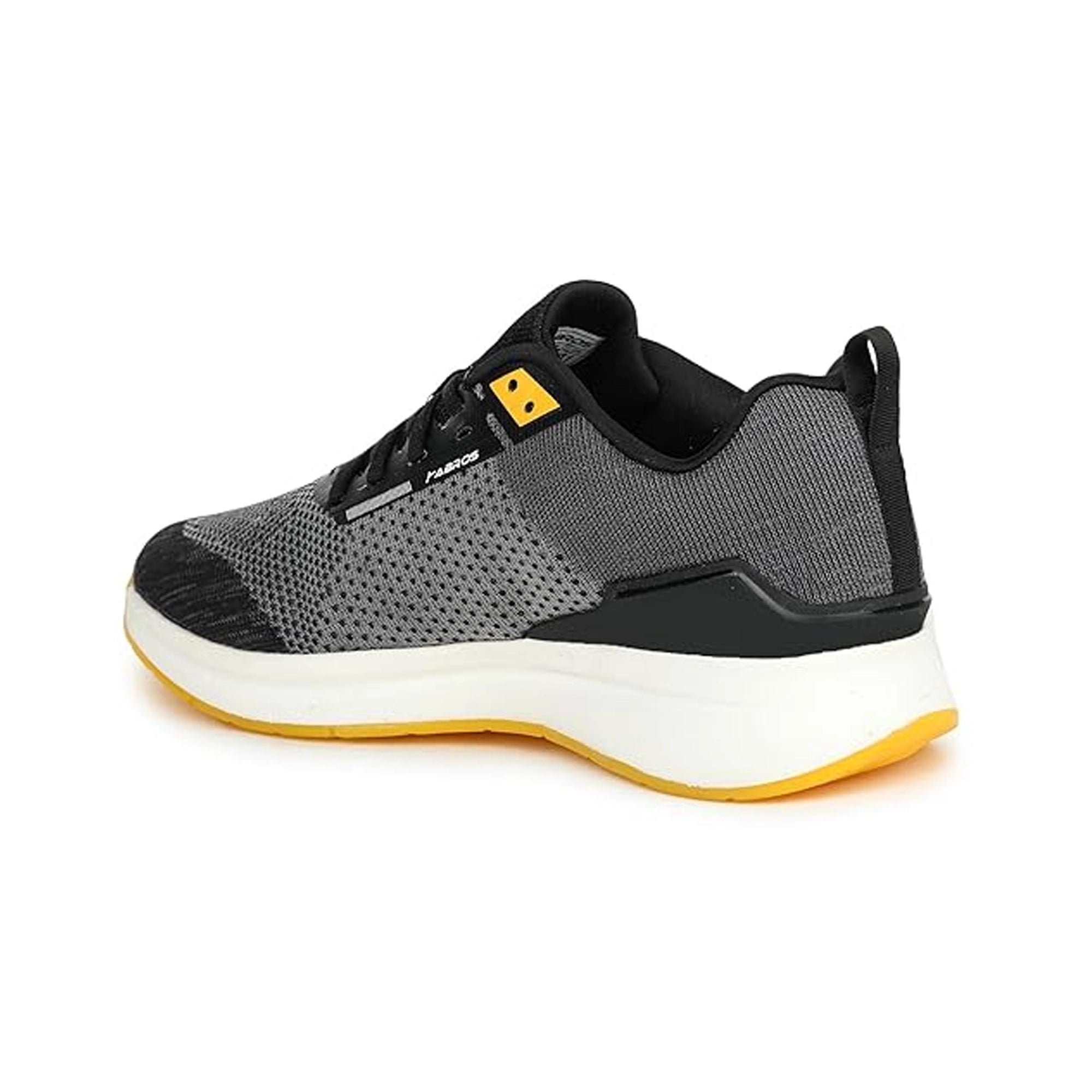 ABROS Mustang-Pro Men's Sports Shoes - Black/Mustard