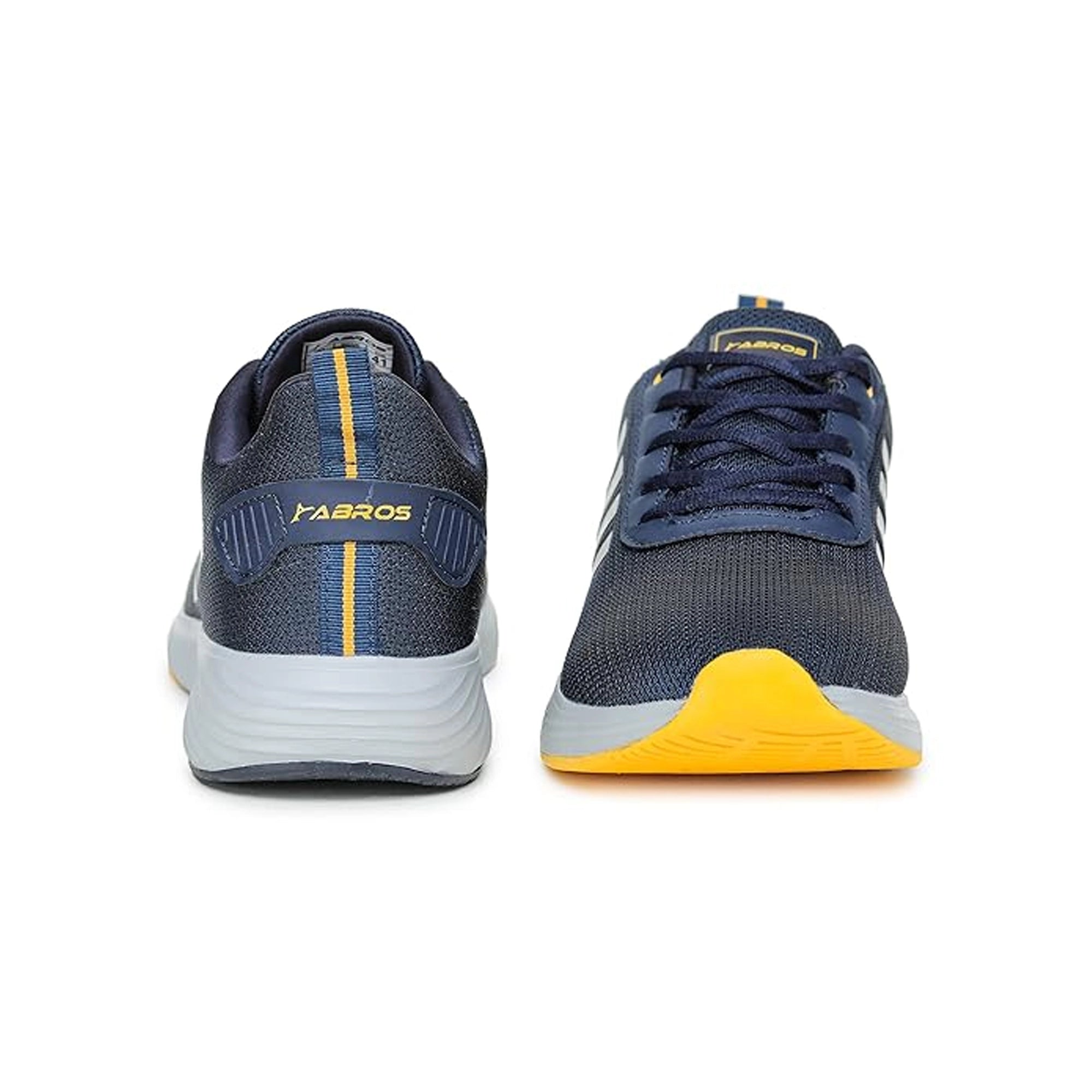 ABROS Men's Prime-N ASSG1112N Sports Shoes/Running Shoes - Navy/Mustard