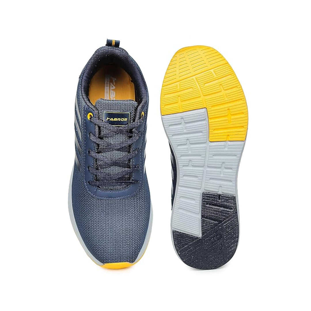 ABROS Men's Prime-N ASSG1112N Sports Shoes/Running Shoes - Navy/Mustard