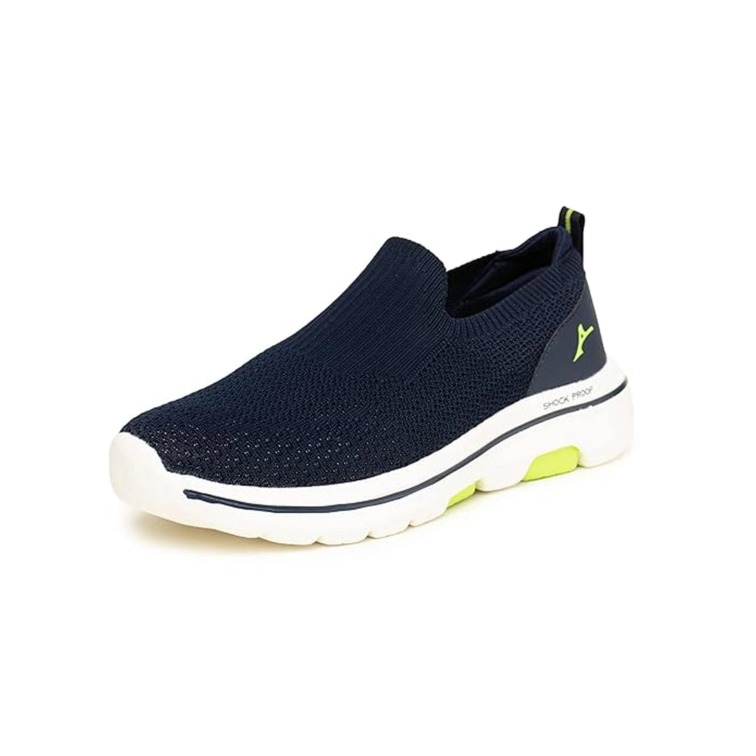 ABROS Men's Romeo-N Sports Shoes/Running Shoes - Navy/P.Green